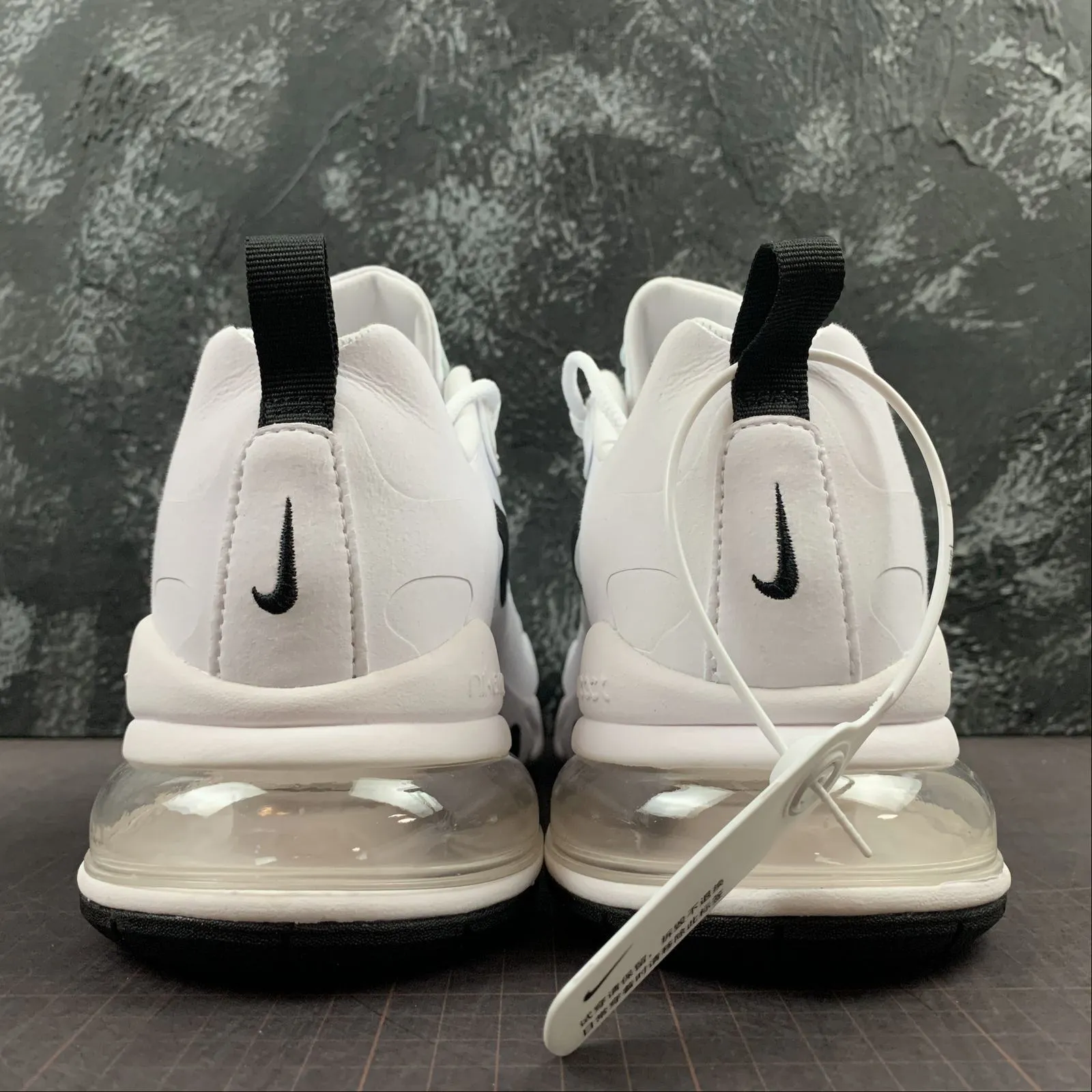 sports lover Air Max 270 React White White Black CI3899-101