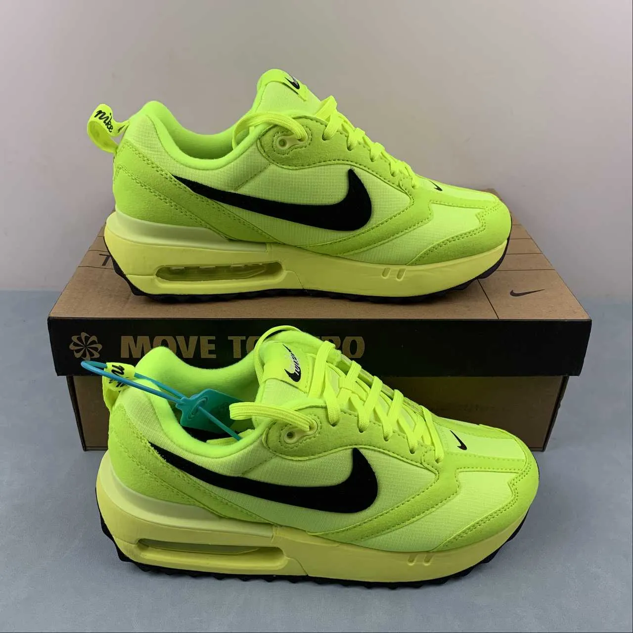 Air Max Dawn Green Black DV2227-300 fitness equipment running with group shoes