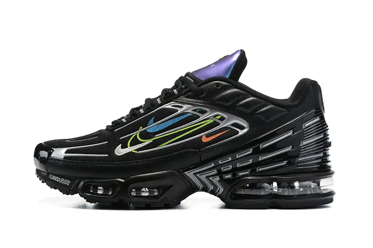 Air Max Plus 3 Black Multi Color Swooshes DN6994-001 Uphill propulsion