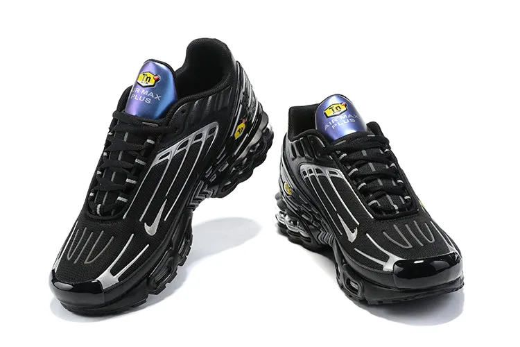 synthetic sole shoes Air Max Plus 3 Black Multi Color Swooshes DN6994-001