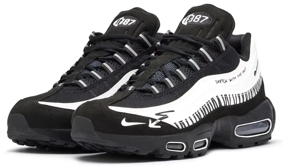 Rough reflective - elements NIKE AIR MAX 95 SP SKETCH