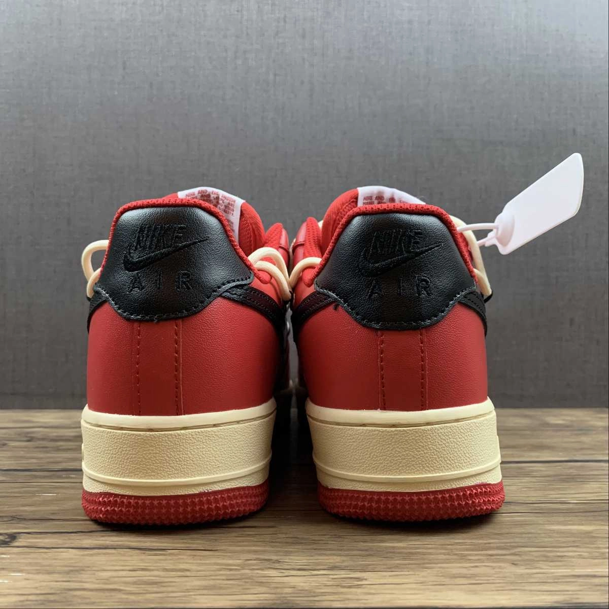 Anti Sweat Air Force 1 07 Red White Black Stay