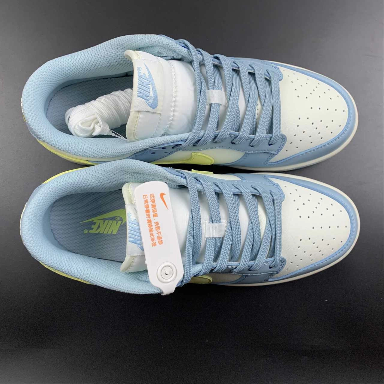 No Limits SB Dunk Low Ocean Bliss Citron Tint Sail Light Silver DD1503-123