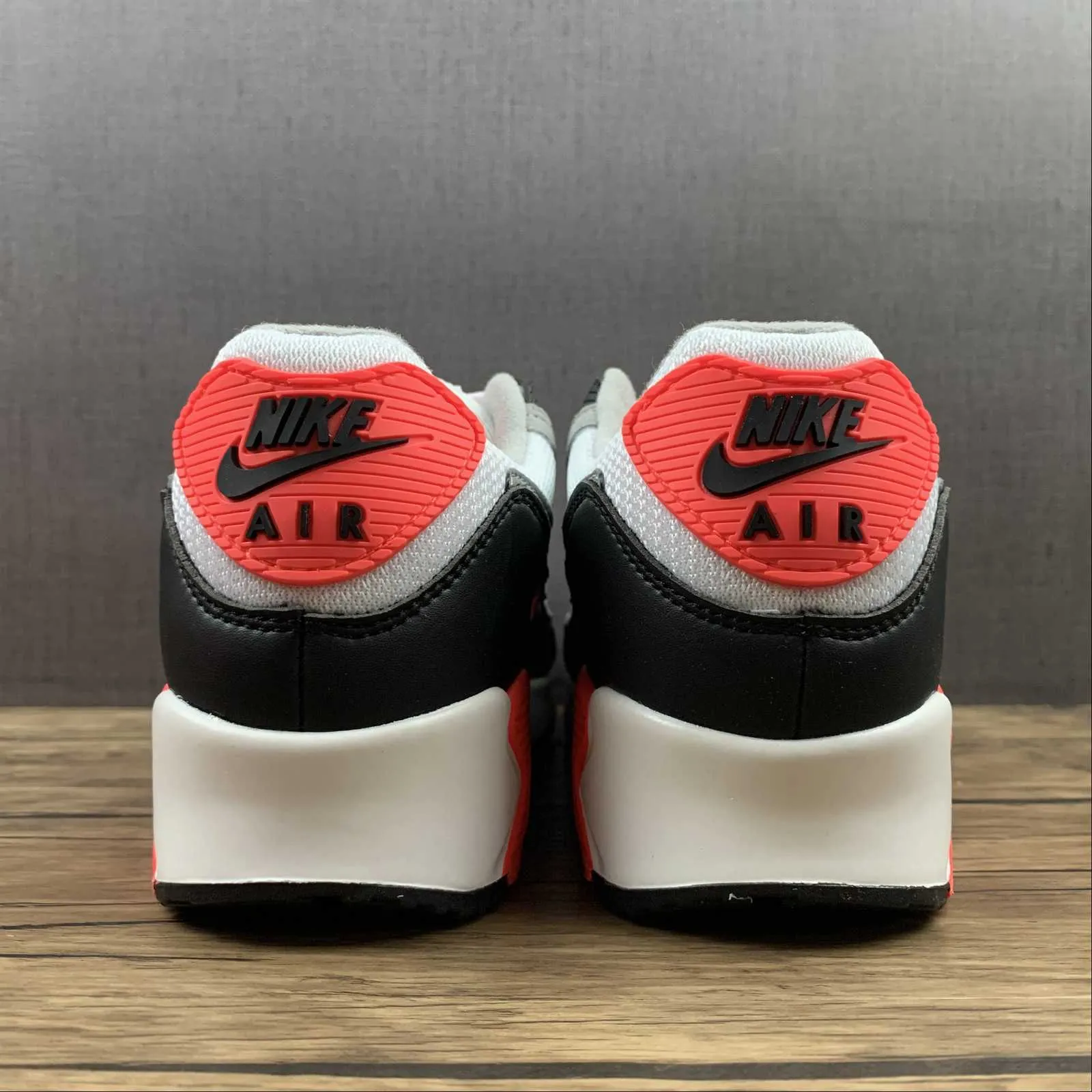 Kinetic - powered Air Max 90 Infrared White Black Cool Grey Radiant Red CT1685-100