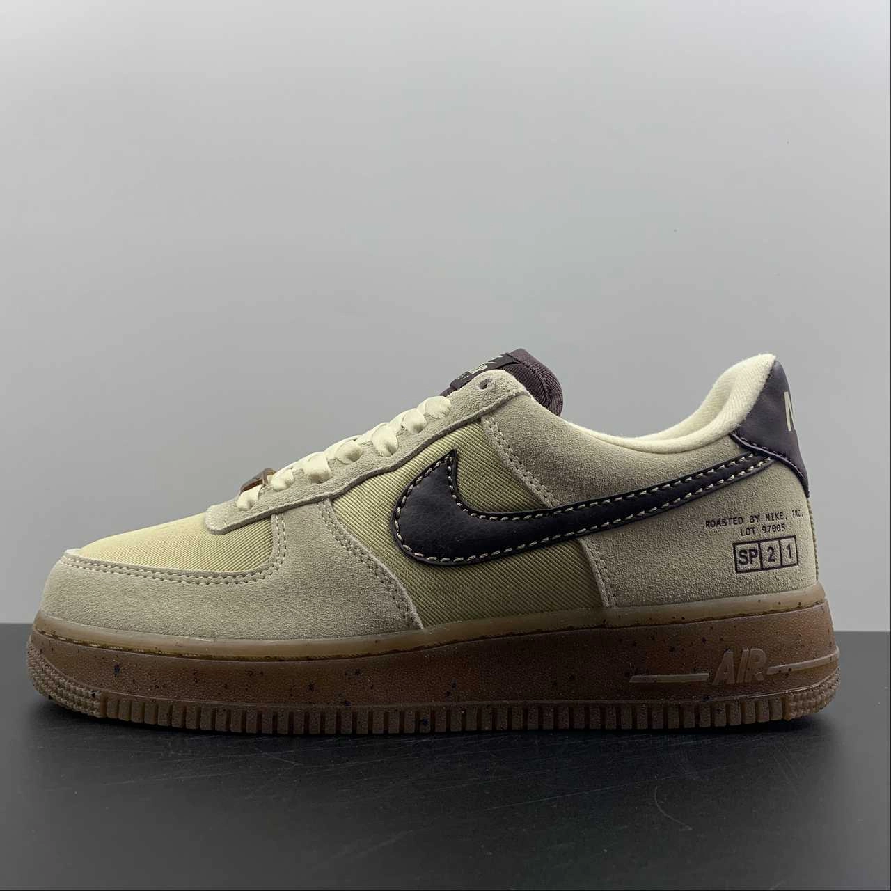 Air Force 1 07 LV8 Coffee Beach Mahogany-Grain DD5227-234 Taxi Ride Sunny Walk