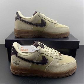 Air Force 1 07 LV8 Coffee Beach Mahogany-Grain DD5227-234 Casual Child Pace