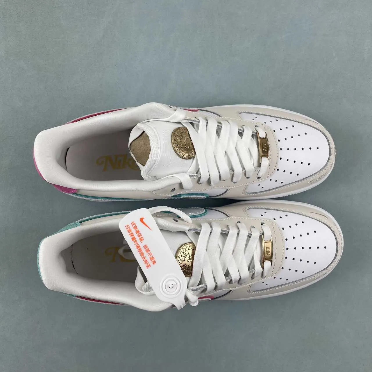 Air Force 1 07 Low Be The One White Gray Pink HM3694-011 Adult Wear