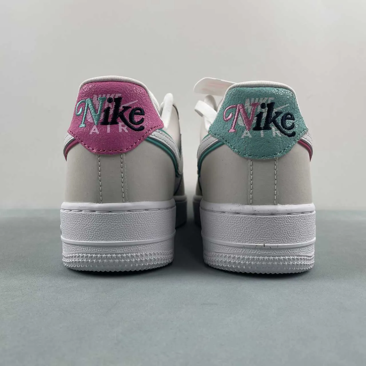 Rest Walk Stretch Step Air Force 1 07 Low Be The One White Gray Pink HM3694-011