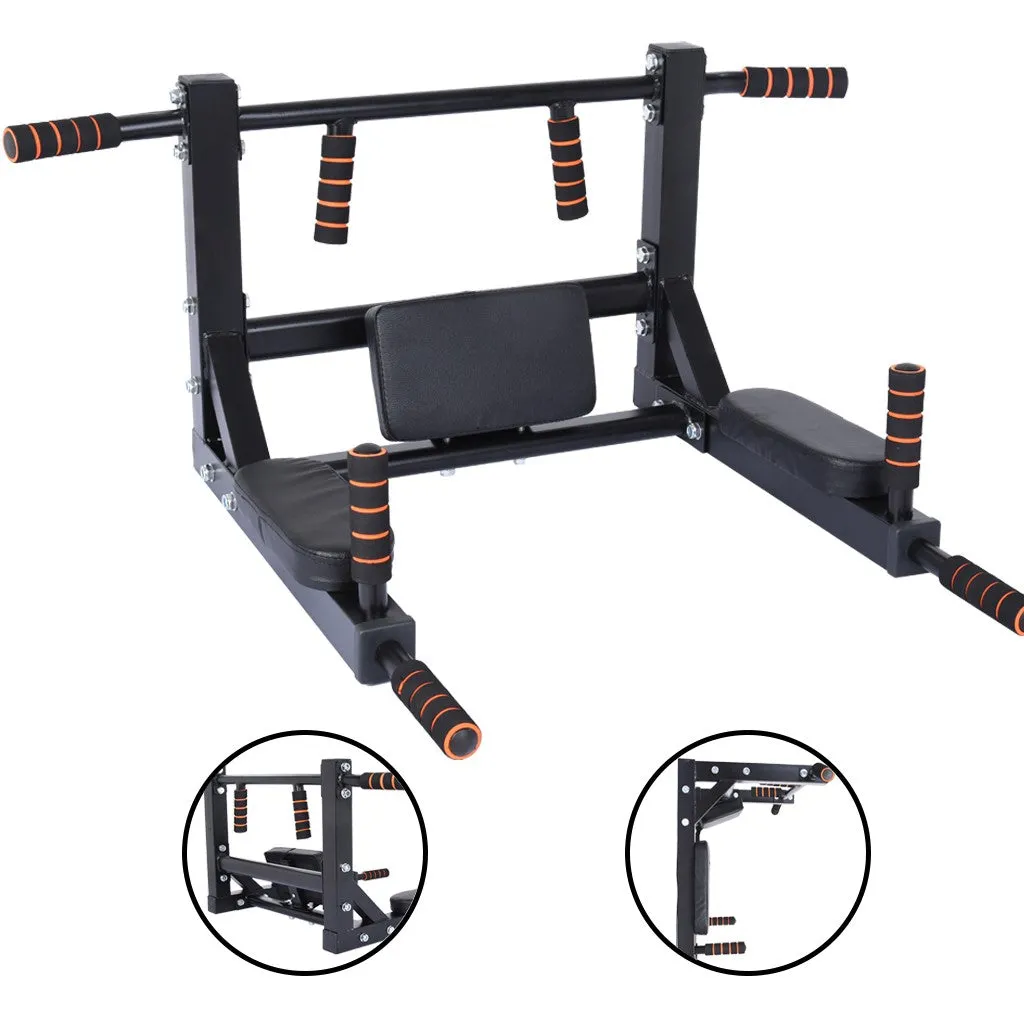 Pull Up Bar Wall Mounted Multifunctional Chin Up Bar