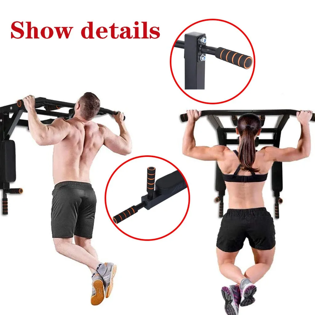 Pull Up Bar Wall Mounted Multifunctional Chin Up Bar