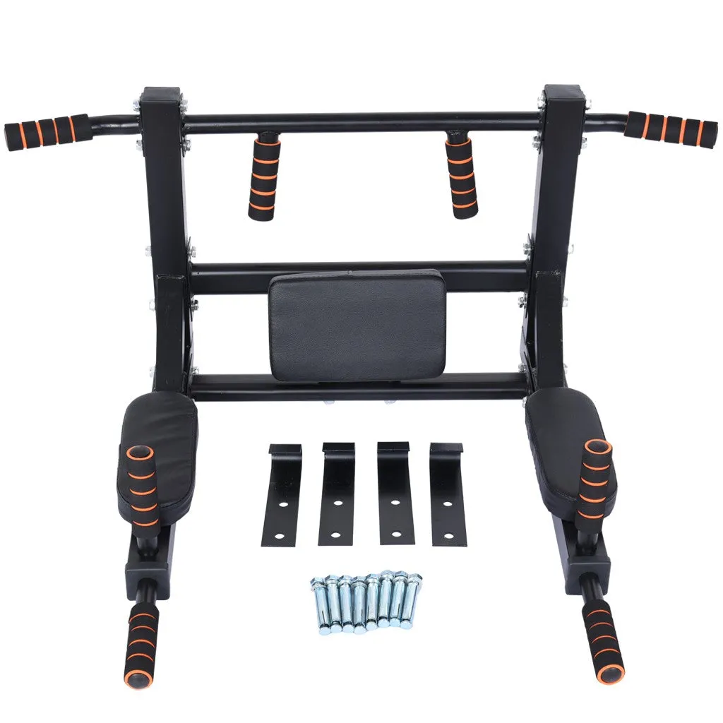 Pull Up Bar Wall Mounted Multifunctional Chin Up Bar