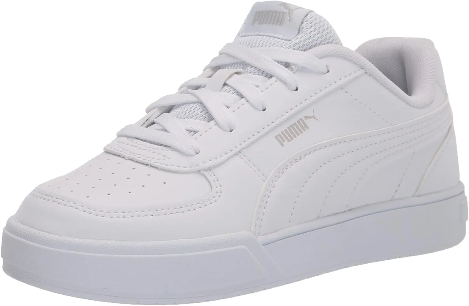PUMA Children's Caven Jr Fashion Sneaker Wht/Gry 6 Medium US