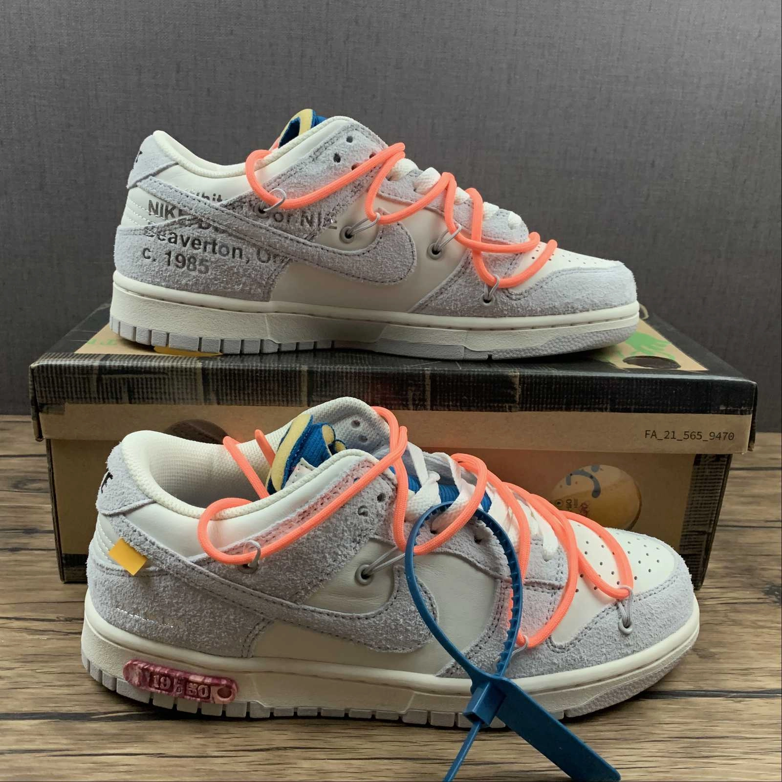 Dunk Low X Off-White 'Lote 19 de 50' DJ0950 119 Long Day