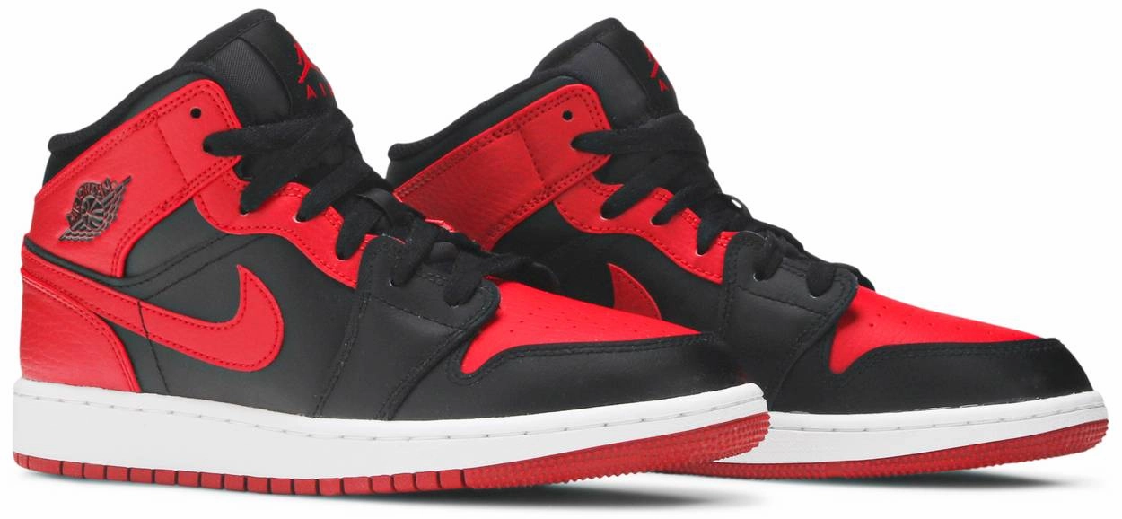 High Support Nike Jordan 1 Mid Banned GS