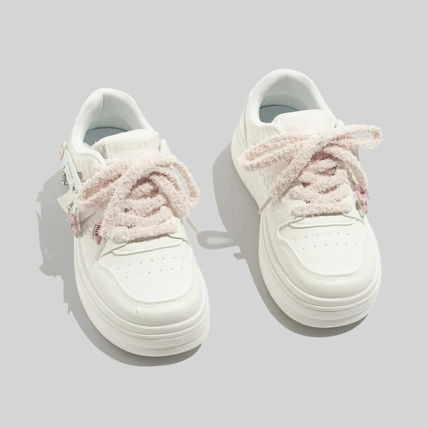 Pute Star Sneakers U Leather Y2K Cute Star Skate Shoes for Daily Wear with Unique Starry Design Lightweight Athletic Enhanced Comfort