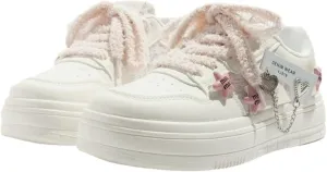 Pute Star Sneakers U Leather Y2K Cute Star Skate Shoes for Daily Wear with Unique Starry Design Lightweight Athletic Enhanced Comfort