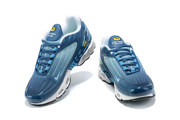 Air Max Plus 3 Dark Black Silver White CW1417-405 cushioning - shoes