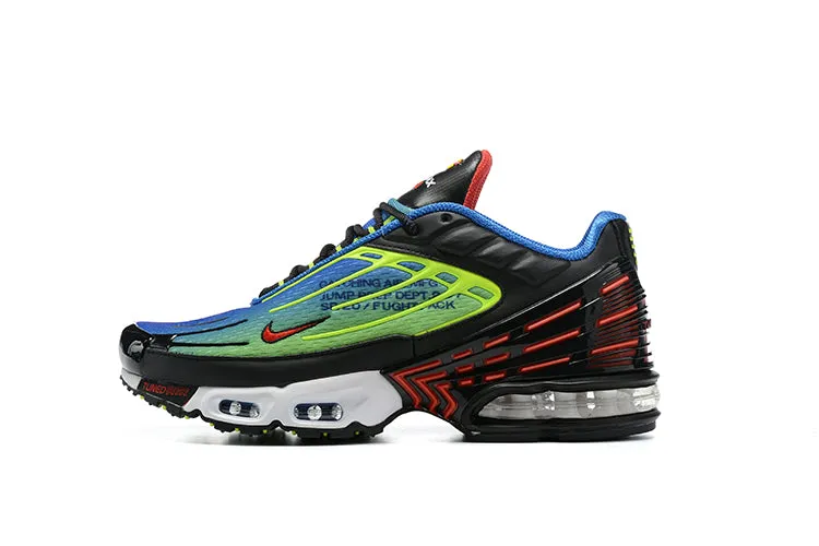 cushioned - footbed shoes popularity - brand shoes Air Max Plus 3 Catching Fire Crimson Laser Hyper Royal Black CU4710-400