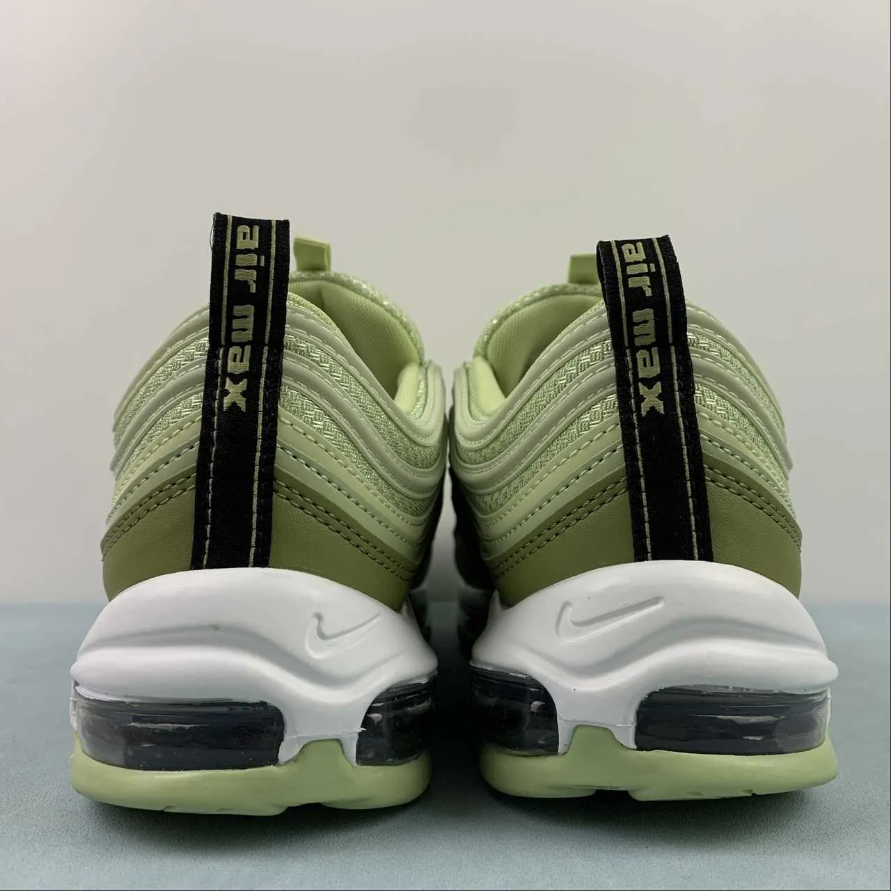 flat - terrain running shoes Air Max 97 Olive Aura Black Dusty Olive CI7388-301