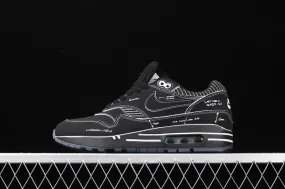Air Max 1 Sketch To Shelf Black White CJ4286-001 running - culture tropical - themed running shoes