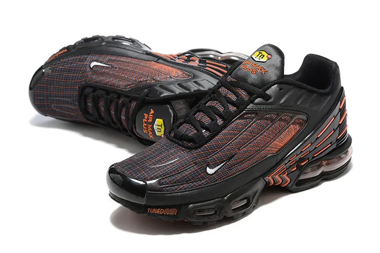 Air Max Plus 3 Orange Spirograph Black Safety Orange Iron FB3352-001 Multi Surface padded - feature shoes
