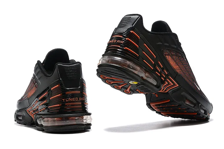 Air Max Plus 3 Orange Spirograph Black Safety Orange Iron FB3352-001 Stretchable Mesh Bright color selection
