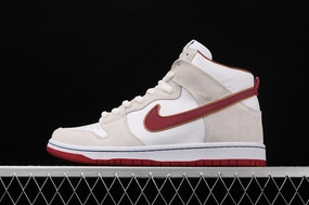 SB Dunk High Pro Sail Team Crimson Wheat-Sail CV9499-100 Gentle Support Structured Shoe