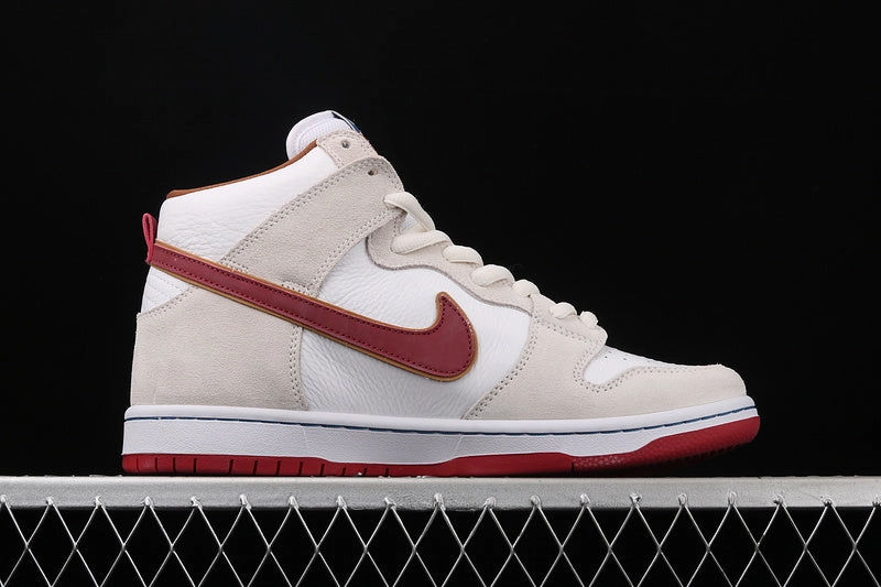 SB Dunk High Pro Sail Team Crimson Wheat-Sail CV9499-100 Daily Routine