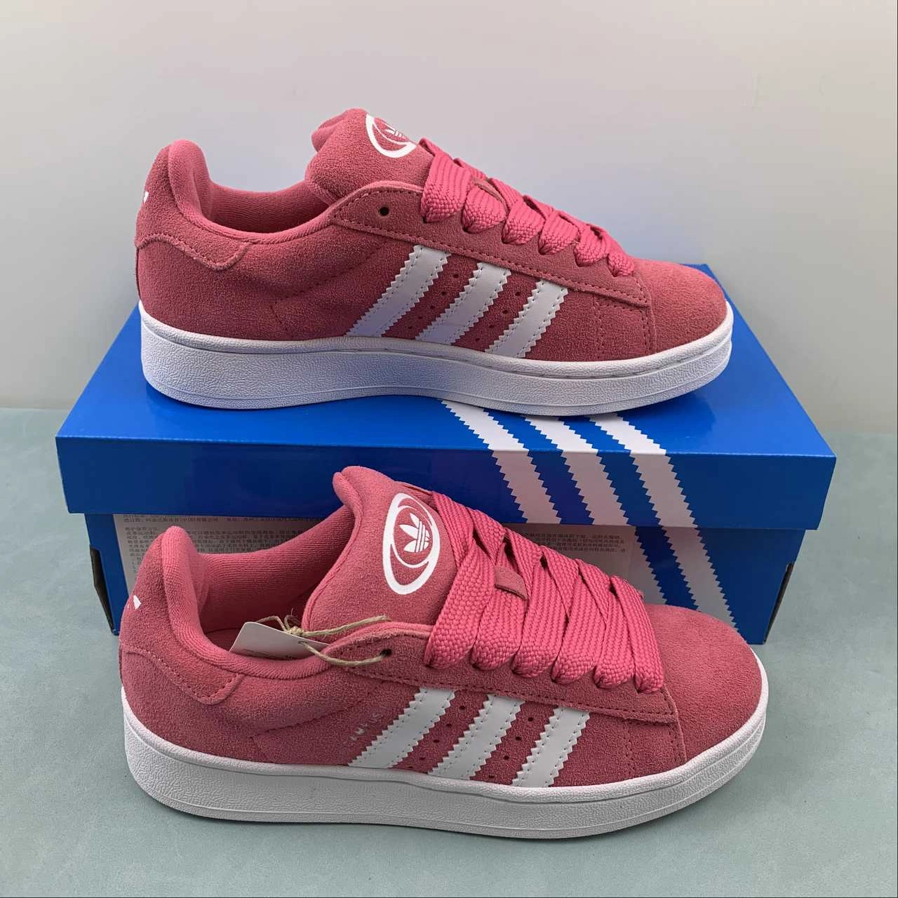 No Slip Sunset Jog Adidas Campus 00s Pink Fusion Cloud White ID7028