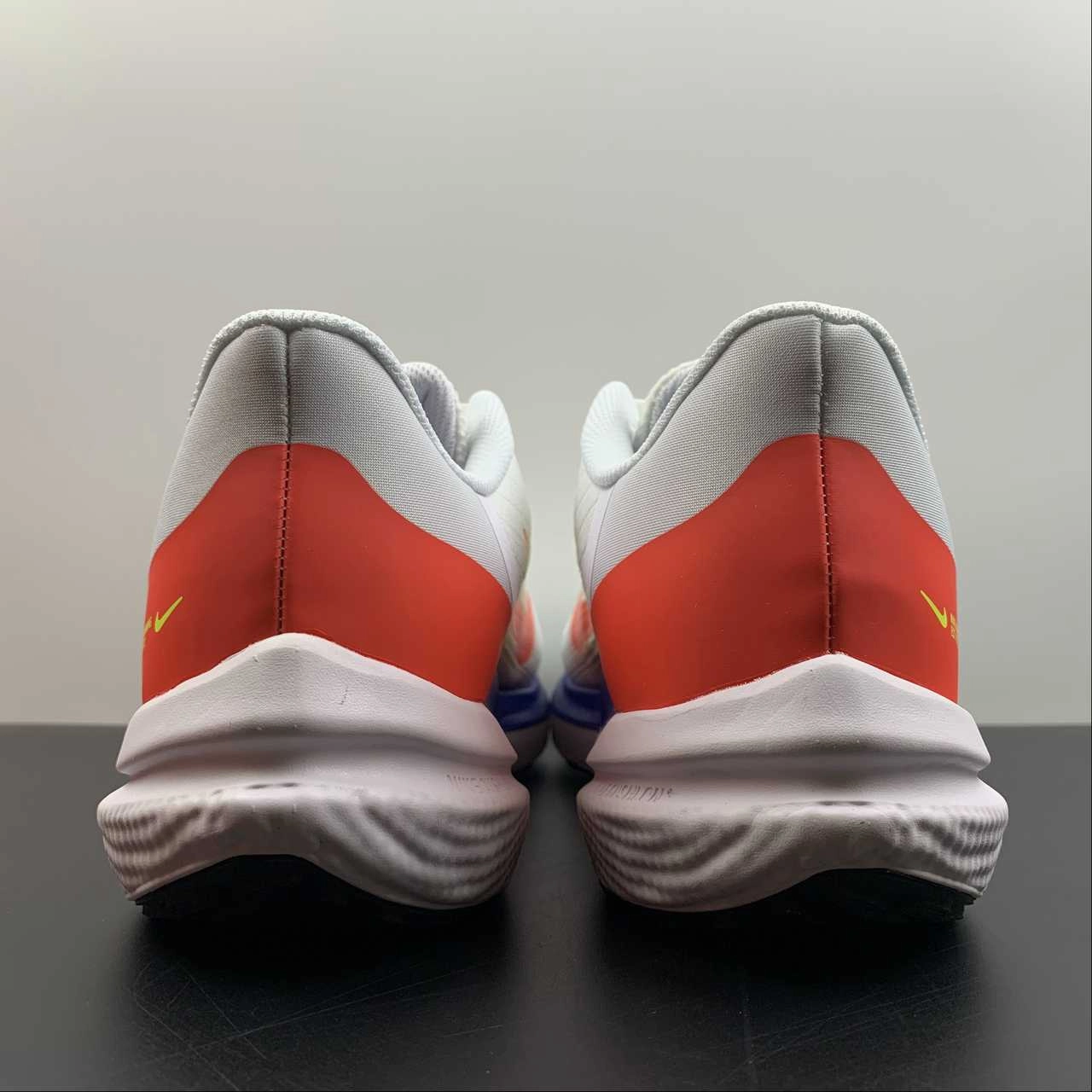 Air Winflo 9 White Bright Crinsom DX3355-100 Lunge Friendly Form Retention