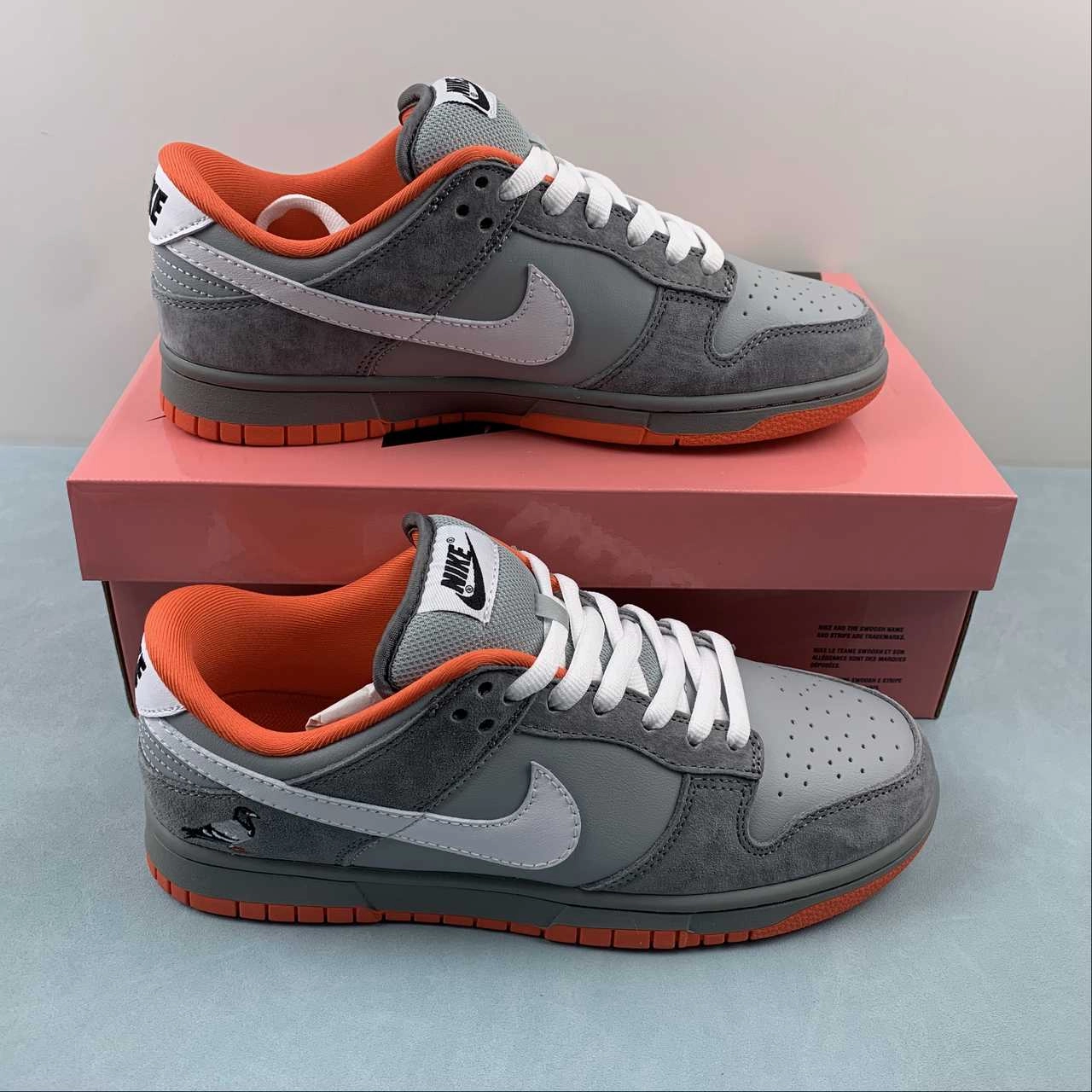 Comfort Style Jeff Staple x Dunk SB Low Staple NYC Pigeon Medium Grey White Dark Grey 304292 011