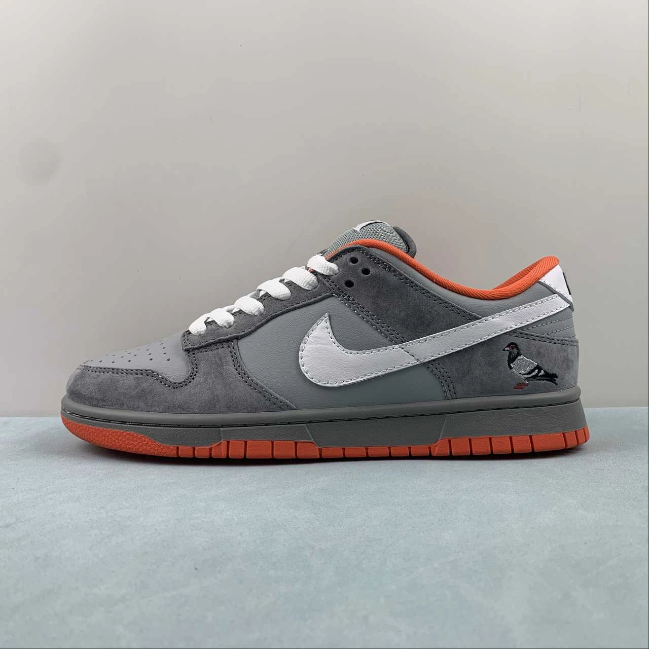 Jeff Staple x Dunk SB Low Staple NYC Pigeon Medium Grey White Dark Grey 304292 011 Indoor Training