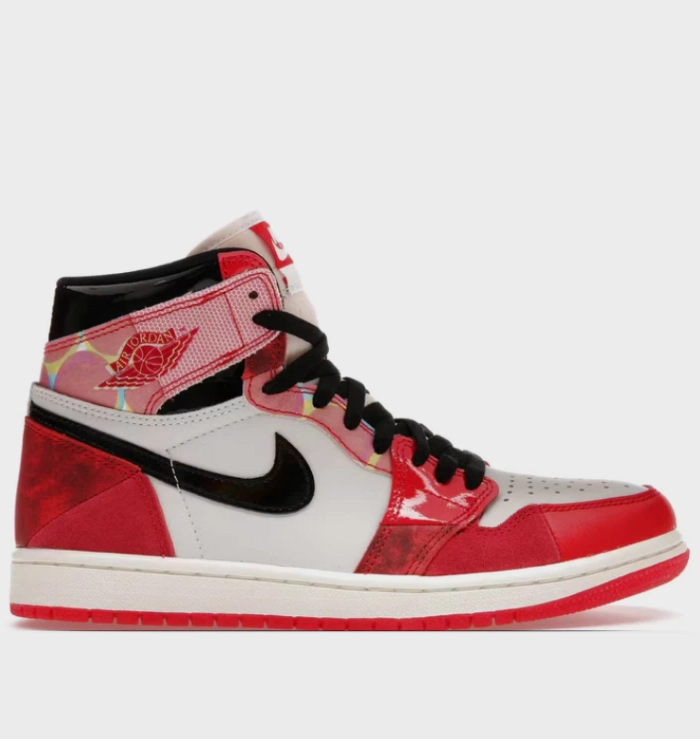 Nike Air Jordan 1 High Spider-Man Across The Spider-Verse Comfortable ankle support Cool Design