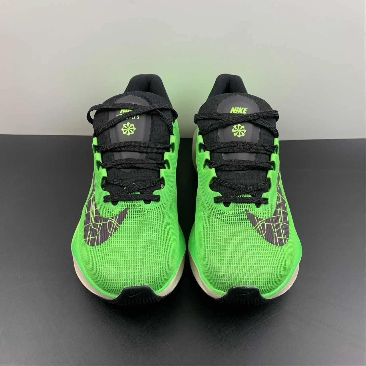 Zoom Fly 5 Ekiden Scream Coconut Milk Green Black DZ4783-304 Comfort Balance