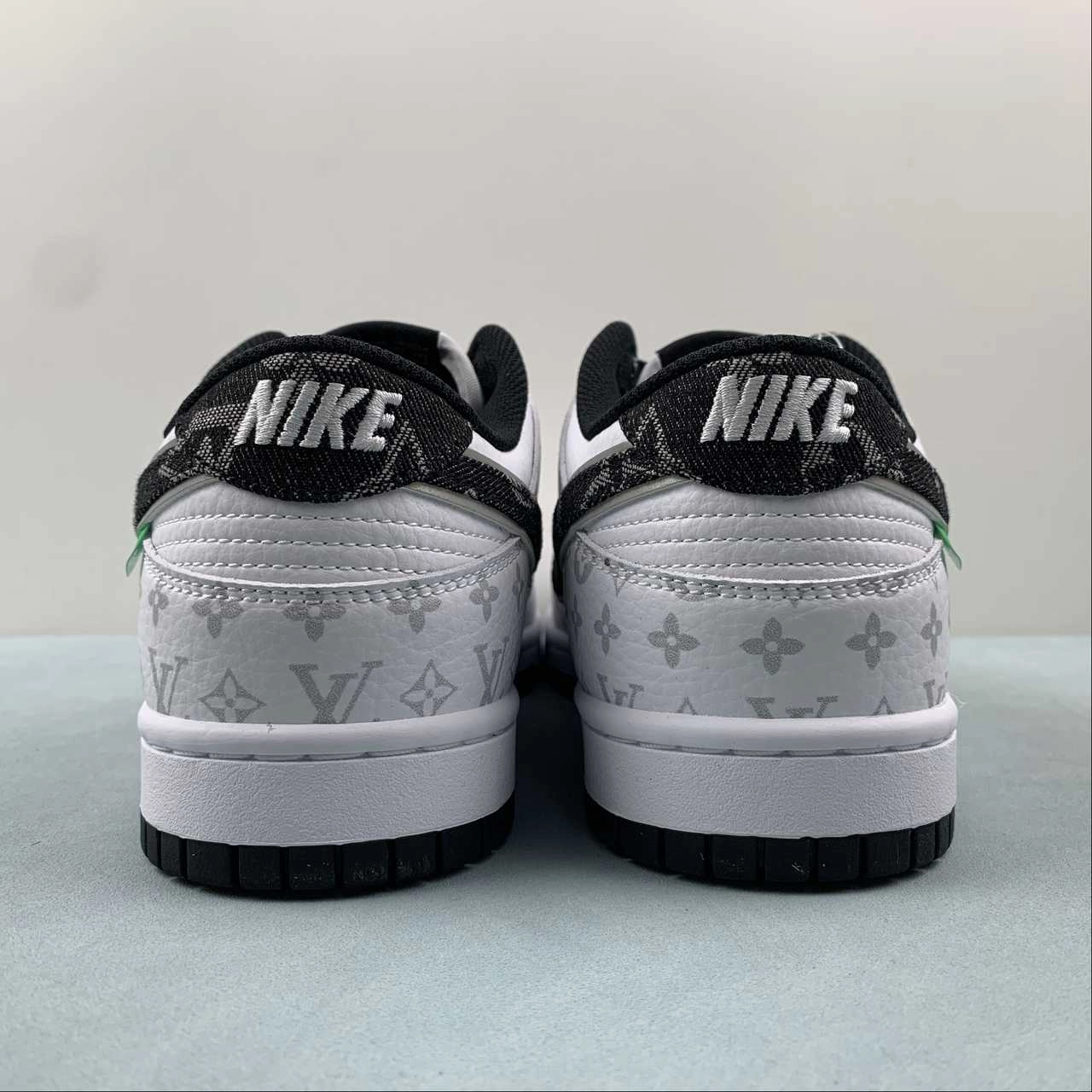 LV x SB Dunk Low White Black Silver LV0526-591 Elite Athlete Eco Choice