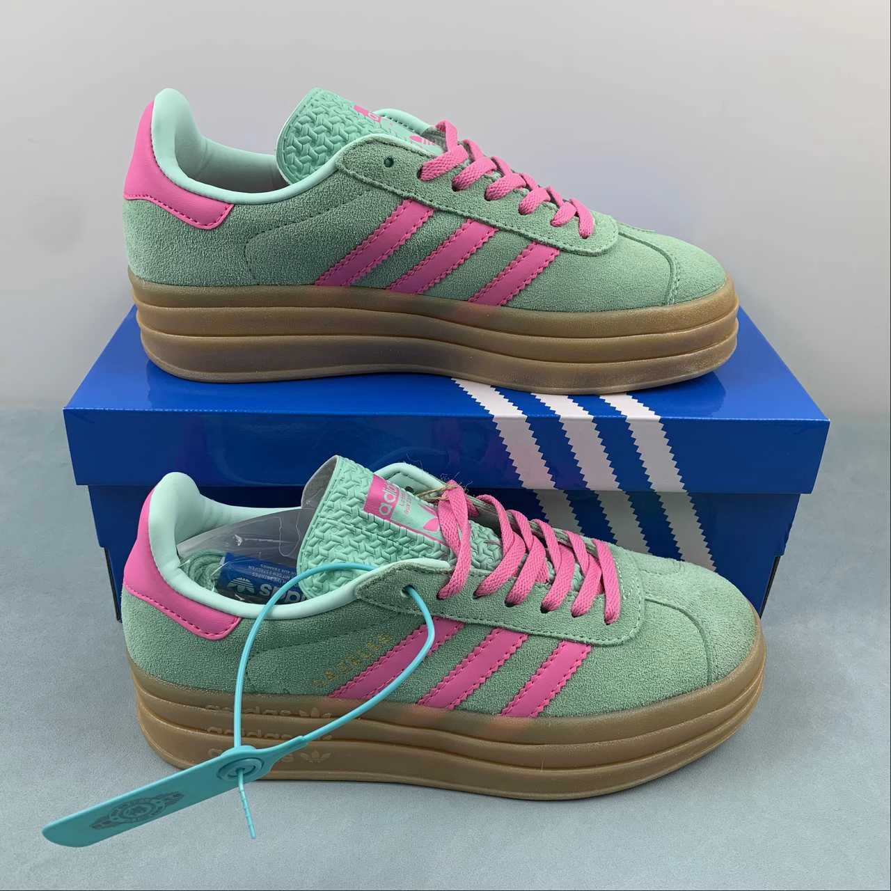 Everyday Move Gentle Step Adidas Gazelle Bold Pulse Mint Screaming Pink Gum M2 H06125