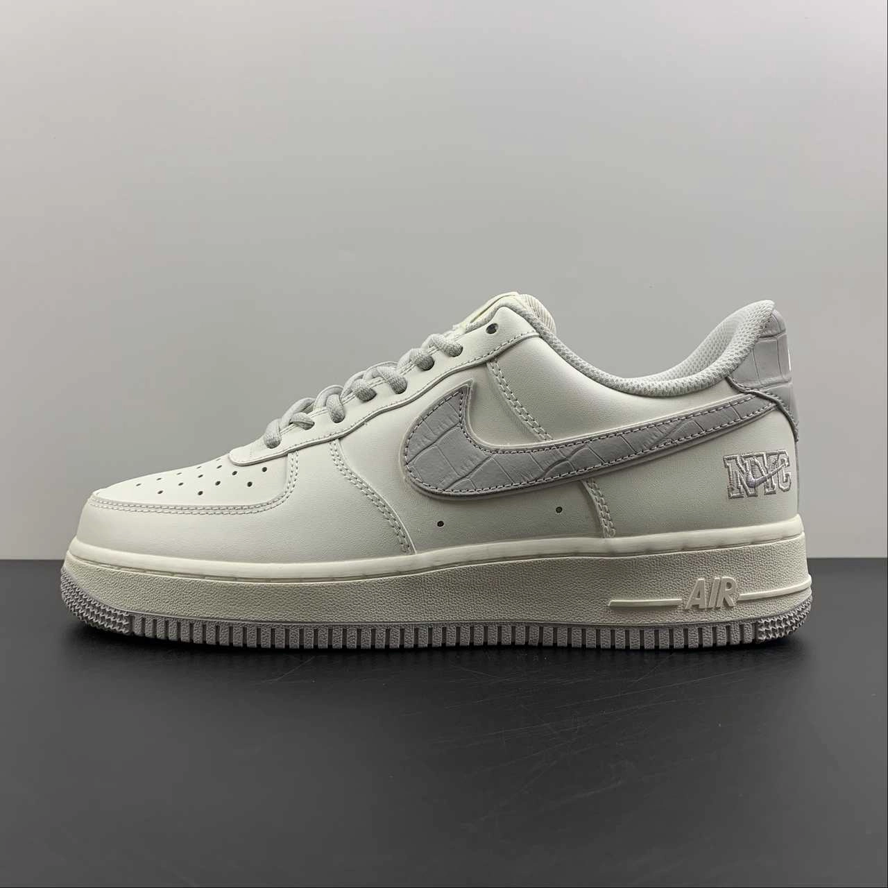 All-Purpose Comfort Evening Ready Air Force 1 07 NYC Beige Grey