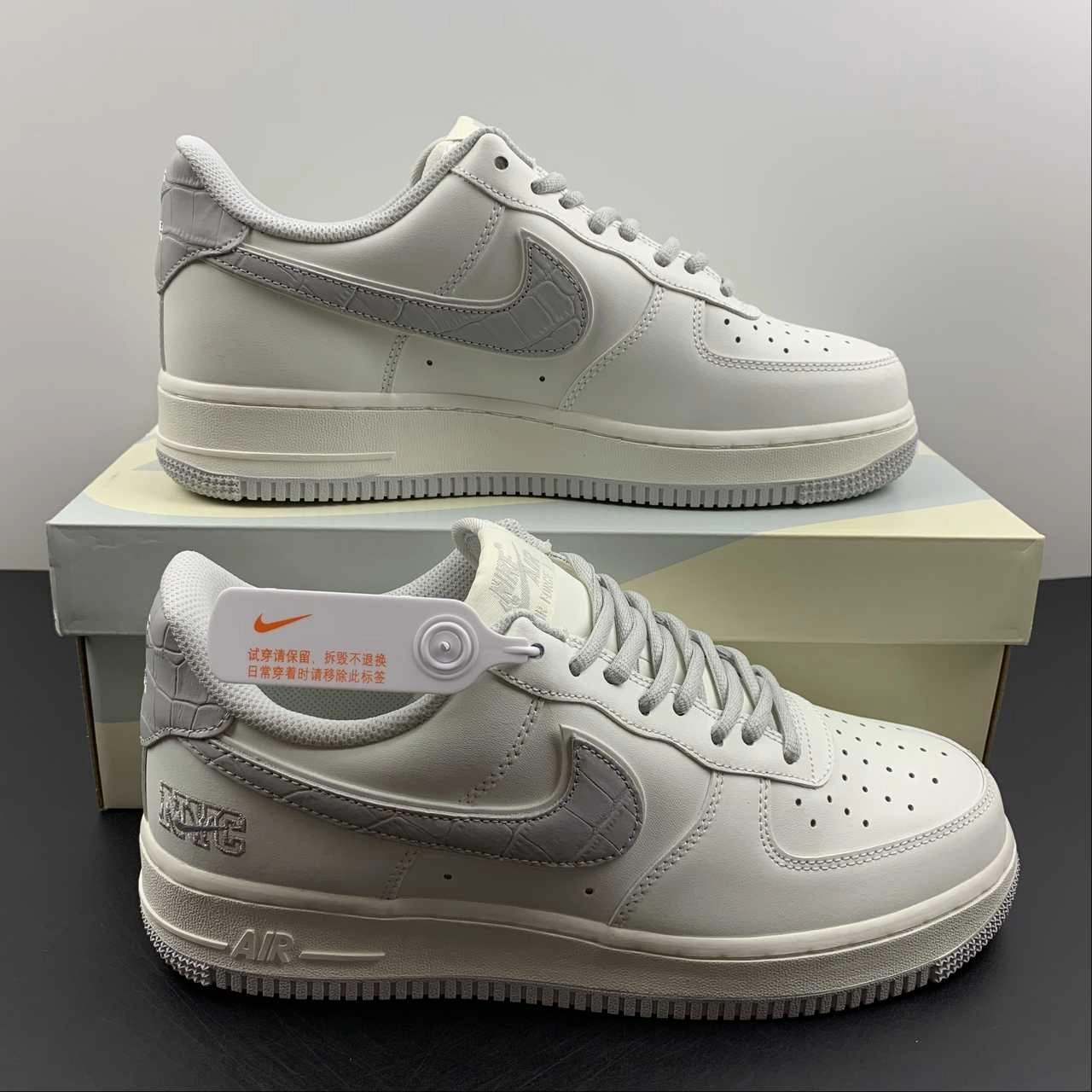 Festival Style Air Force 1 07 NYC Beige Grey