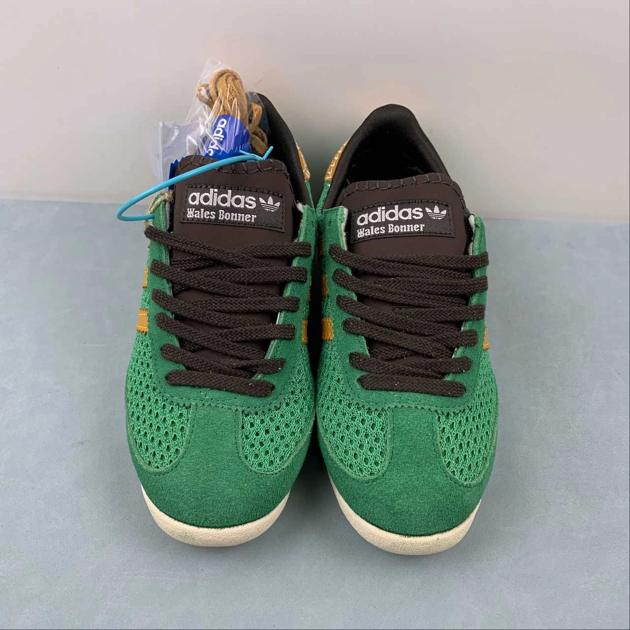 Adidas Wales Bonner x SL72 Knit Team Green Collegiate Gold Dark Brown IG0571 amateur shoes