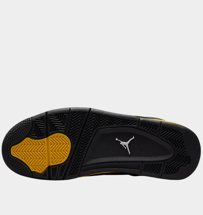 Low Collar Design Comfort Cushioning Nike Air Jordan 4 Retro Yellow Thunder
