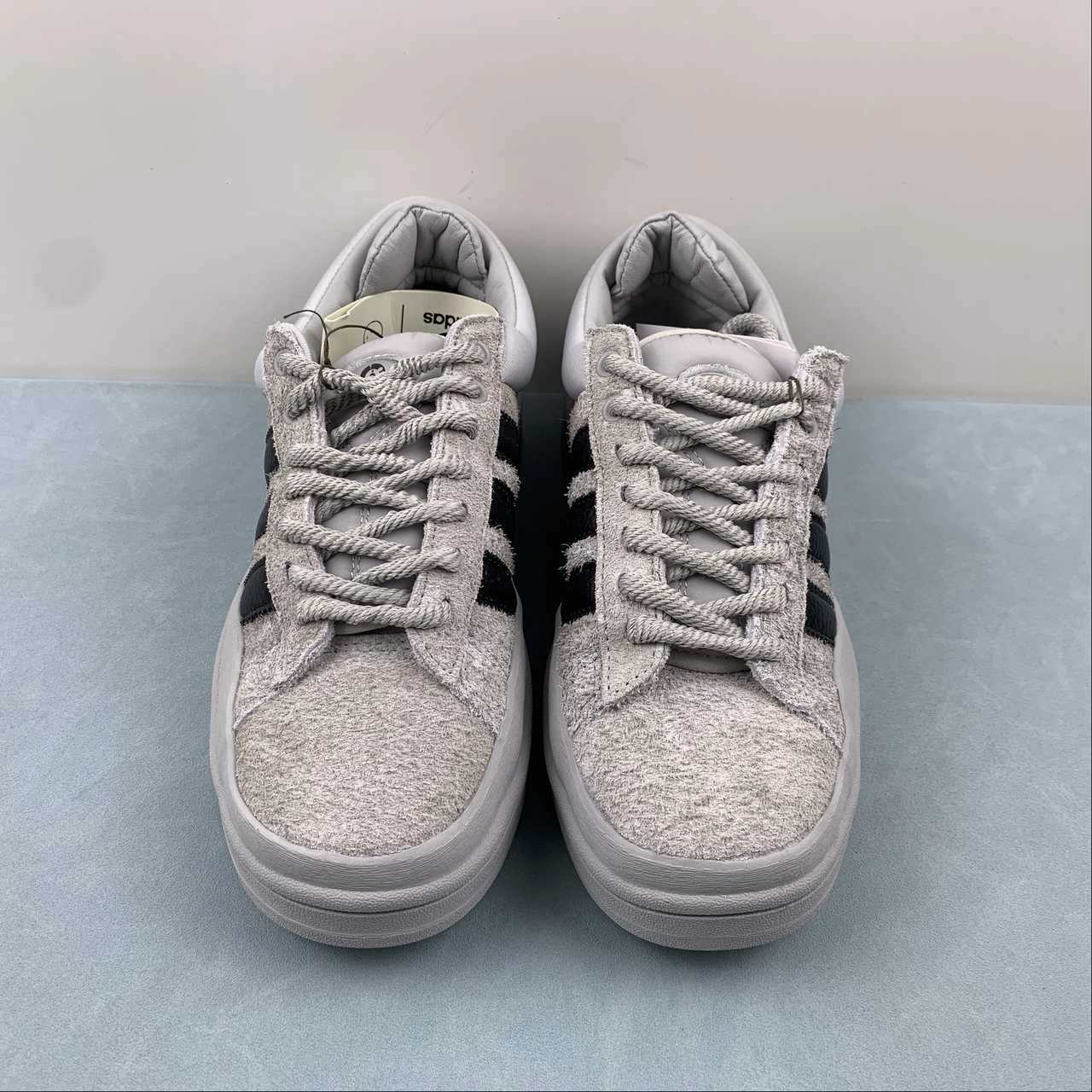 Bad Bunny x Adidas Campus Gray Core Black FZ5829 Outdoor Walk Glide Hike