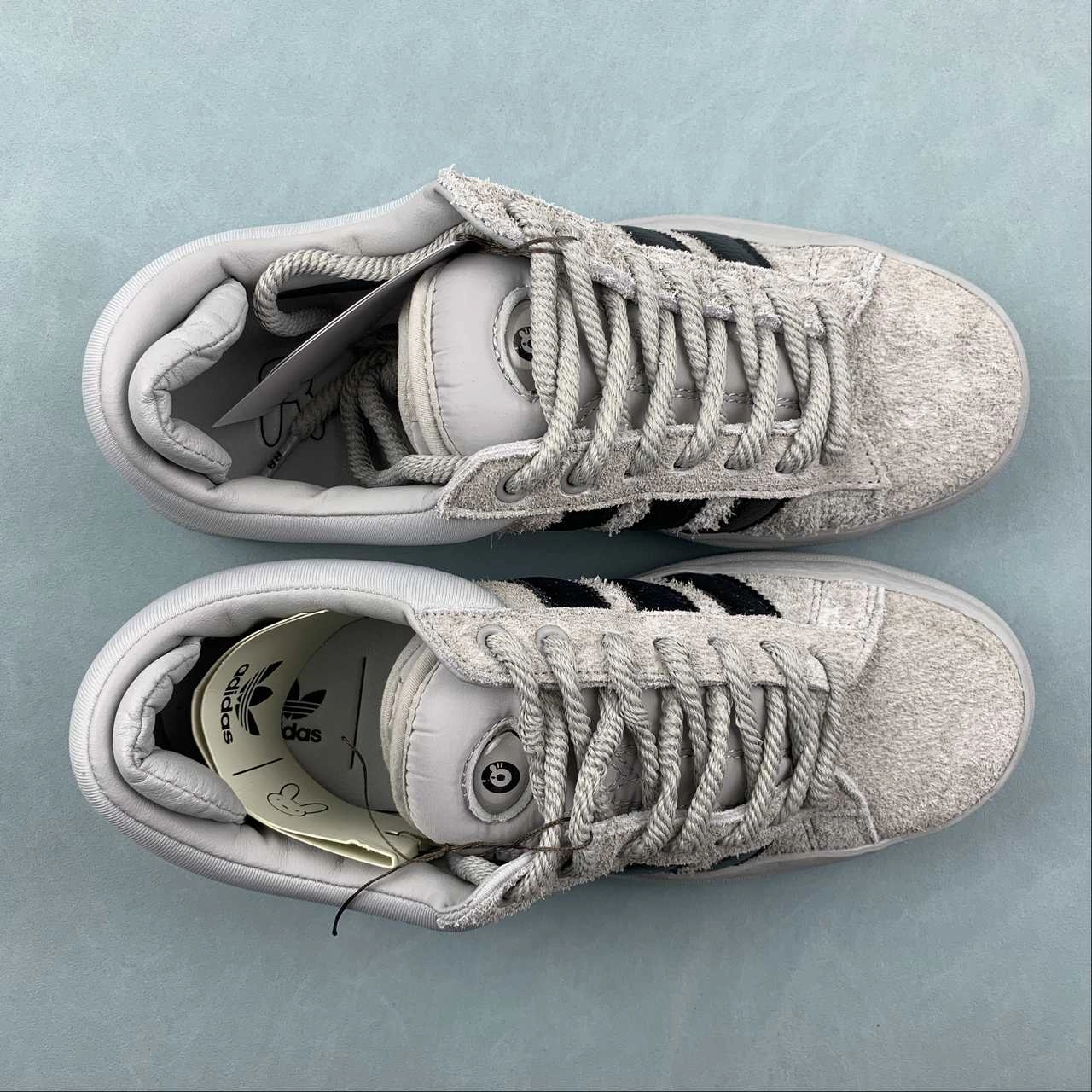 Skip Hike Summit Hike Bad Bunny x Adidas Campus Gray Core Black FZ5829