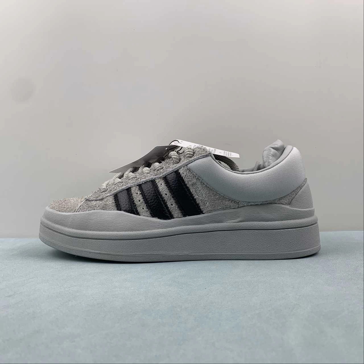Bad Bunny x Adidas Campus Gray Core Black FZ5829 Pure Style