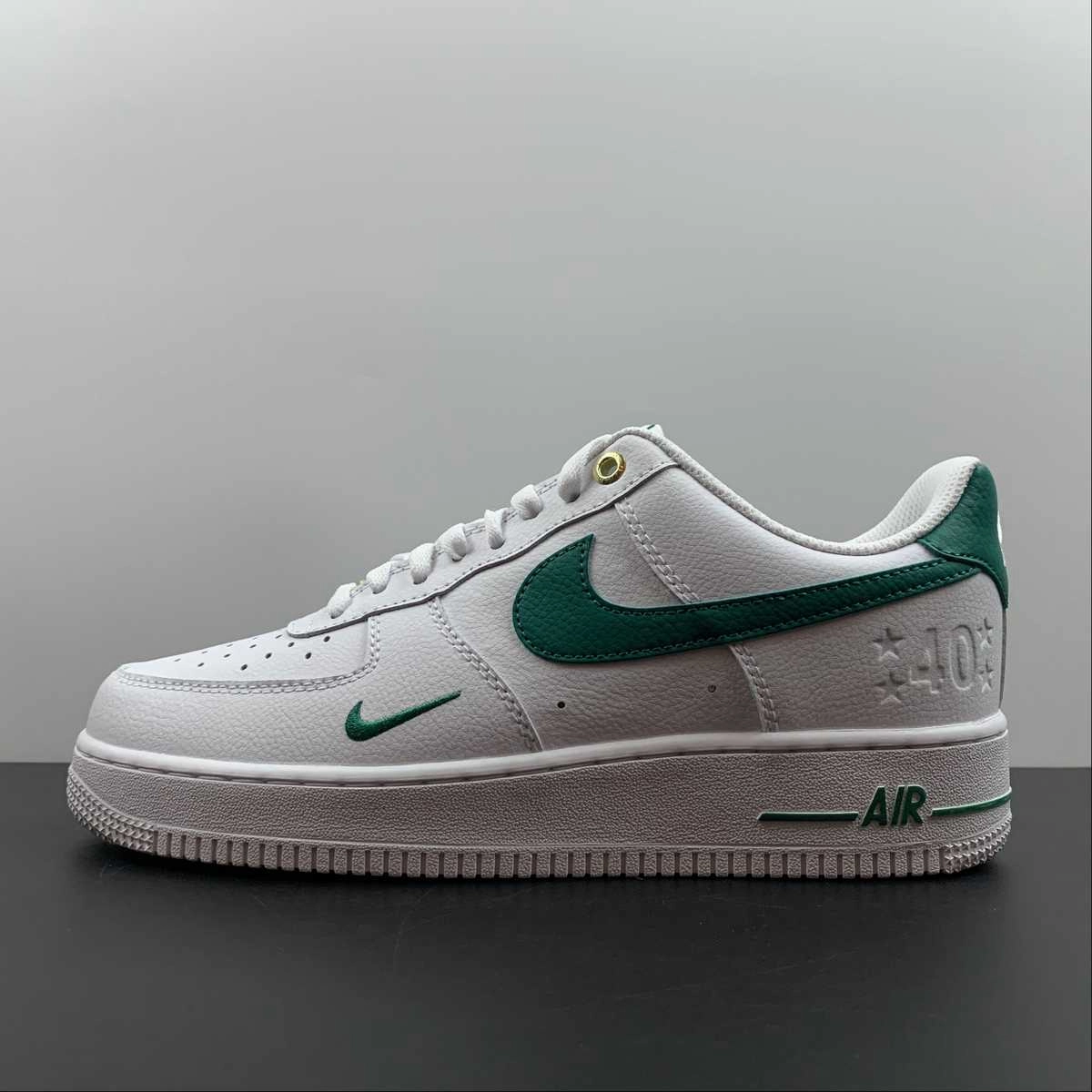 Easy To Slip On Air Force 1 Low Sail Malachite White Gold Metallic DQ7658-101