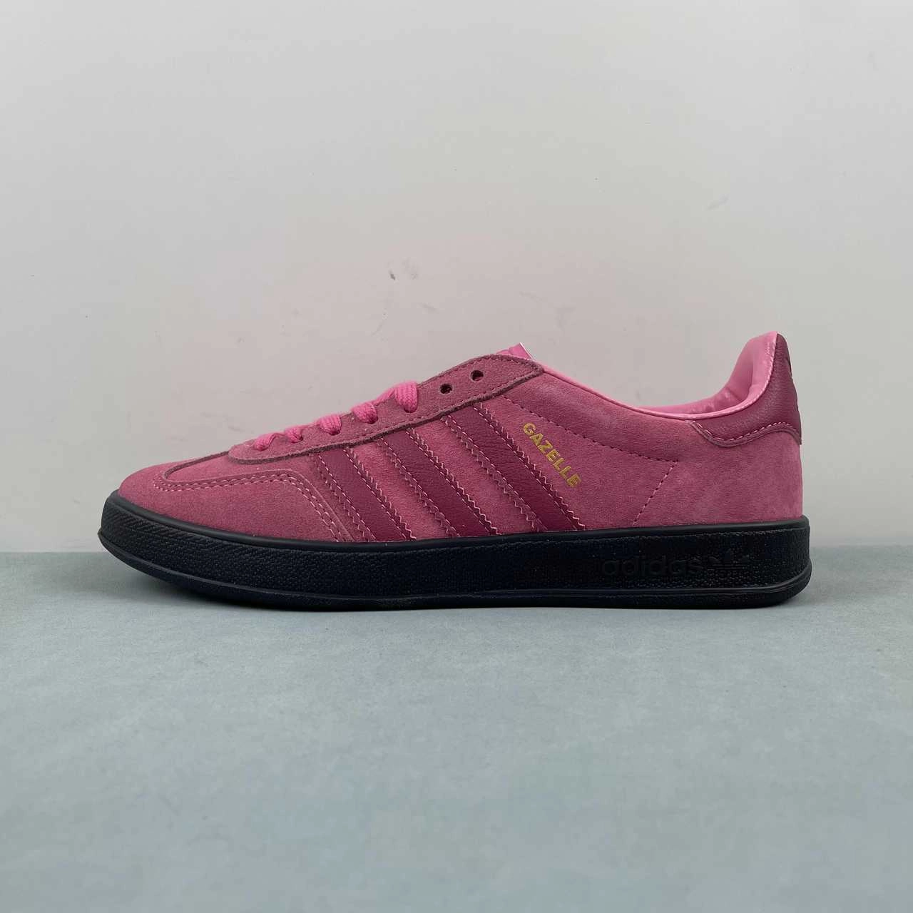 Cloud Feel Urban Style Adidas Gazelle Indoor Pink Fusion Black JI2585