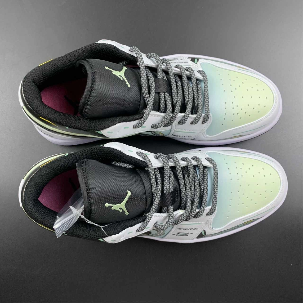 All Day Comfort Air Jordan 1 Low ??The Future?? White Grey 553558-062