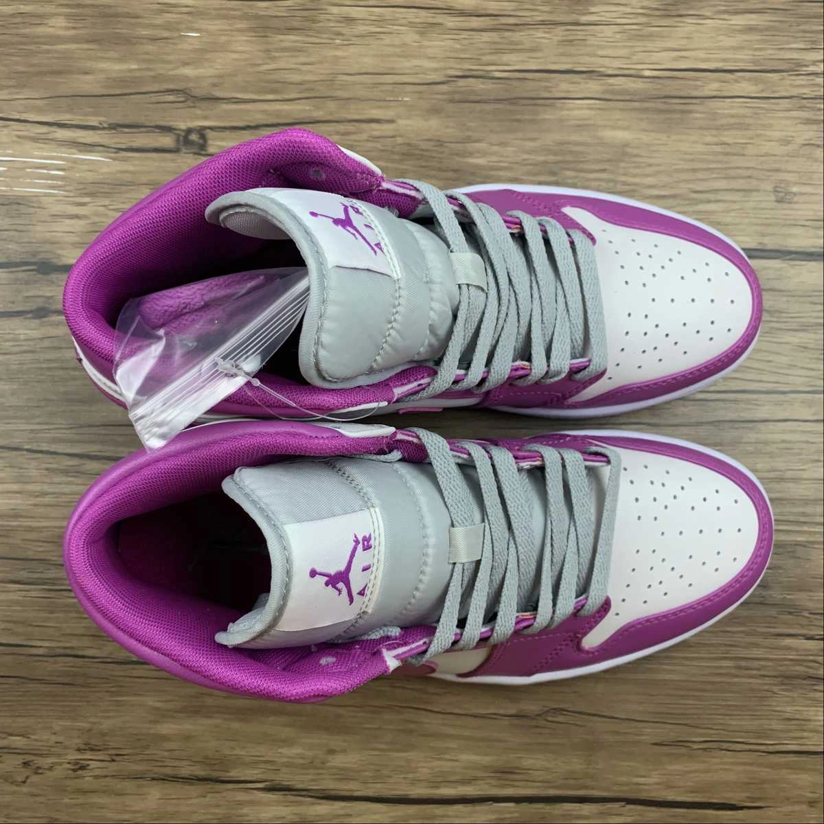 Sneaker Socks Air Jordan 1 Mid Purple Gray