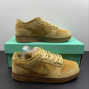 SB Dunk Low TRD QS Dune Twig-Wheat-Gum Med Brown Cushioning Tech