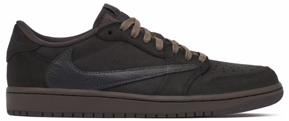 Bonded Seamless JORDAN 1 LOW X TRAVIS SCOTT 'VELVET BROWN'