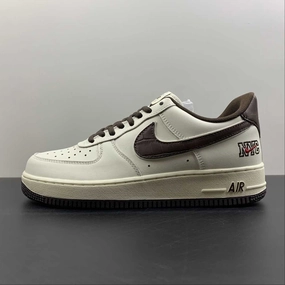 Morning Pace Urban Walking Air Force 1 07 Low NYC Beige Dark Red Black CM9612-023